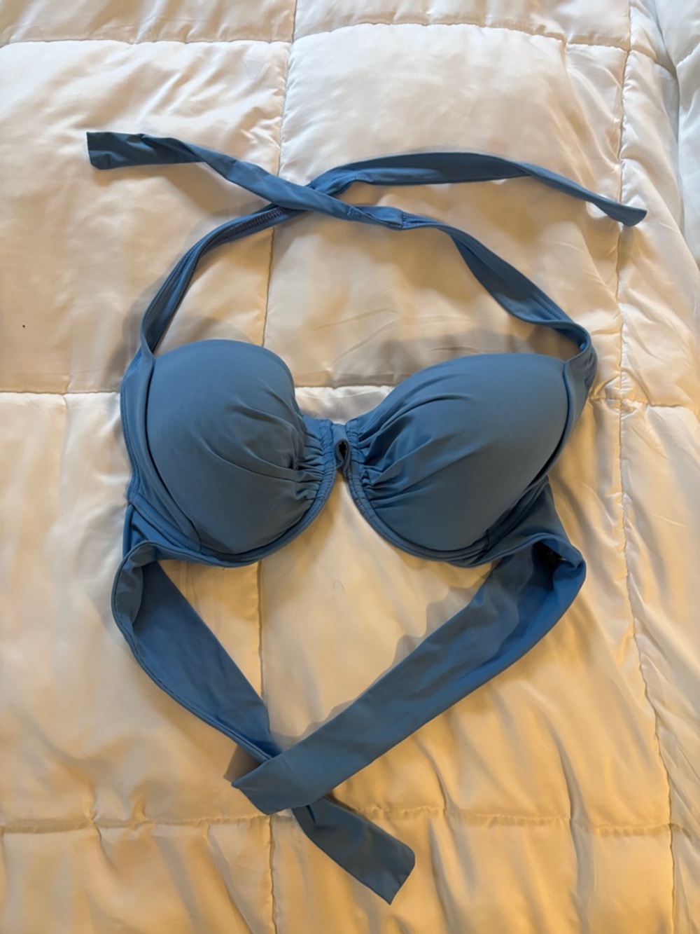 Tommy Bahama Light Blue Halter Bikini Top